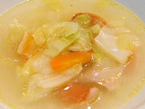 これが美味しいコツ！野菜スープ